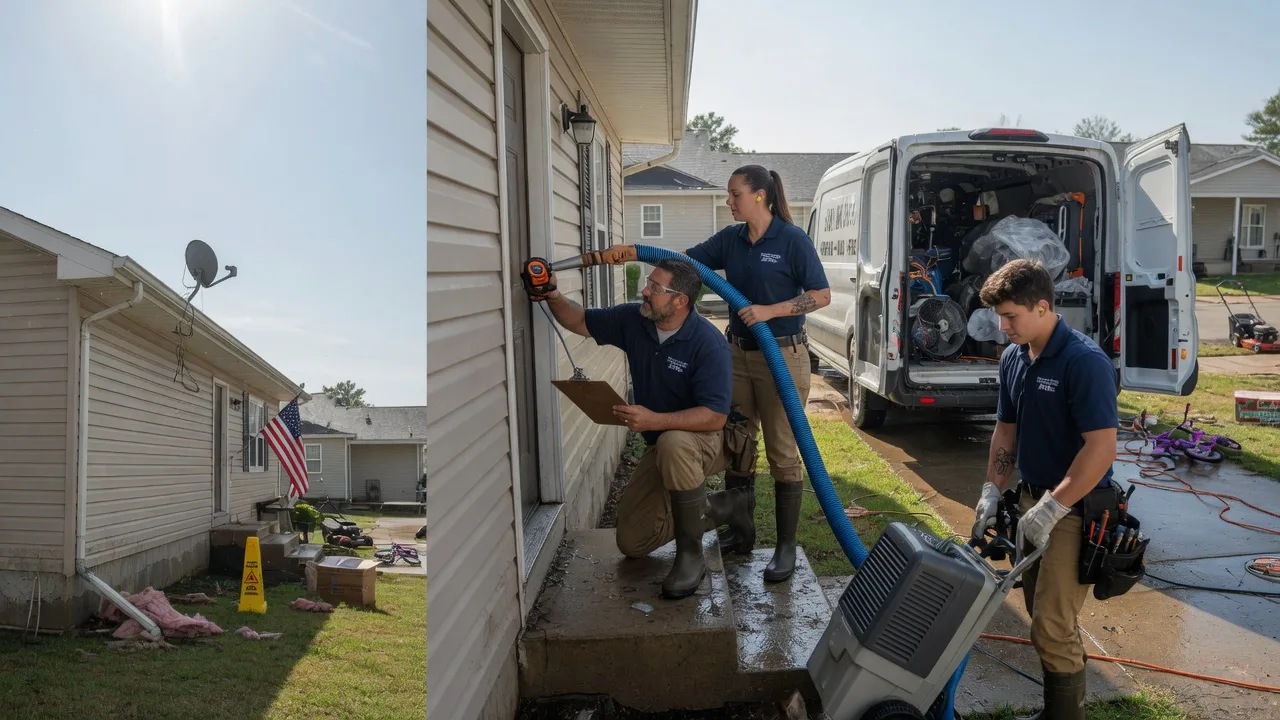 Ceiling Water Damage Restoration in Gilman, IA near me